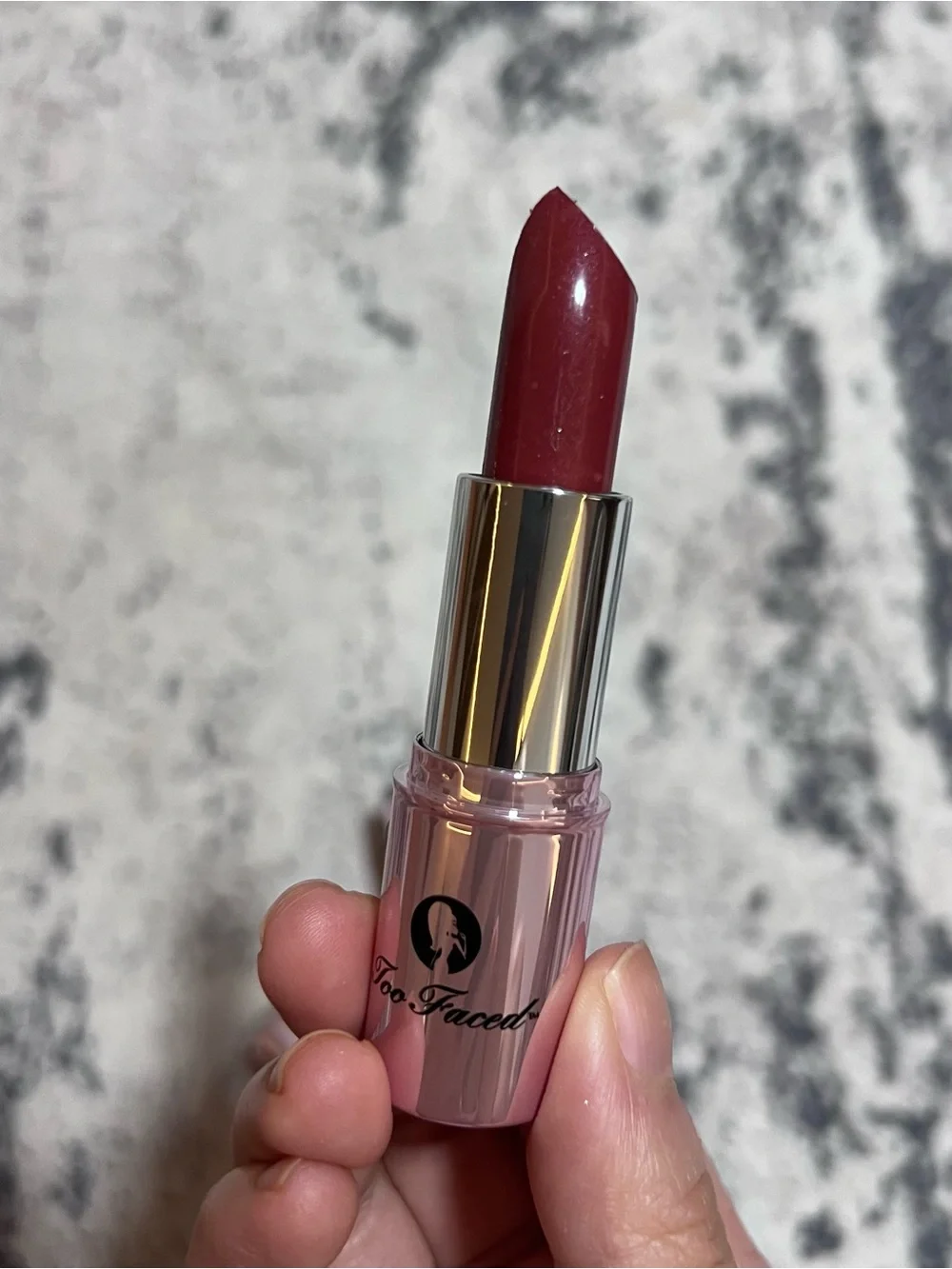 Too Faced Lip Of Luxury Champagne Essence Lipstick Sex Kitten